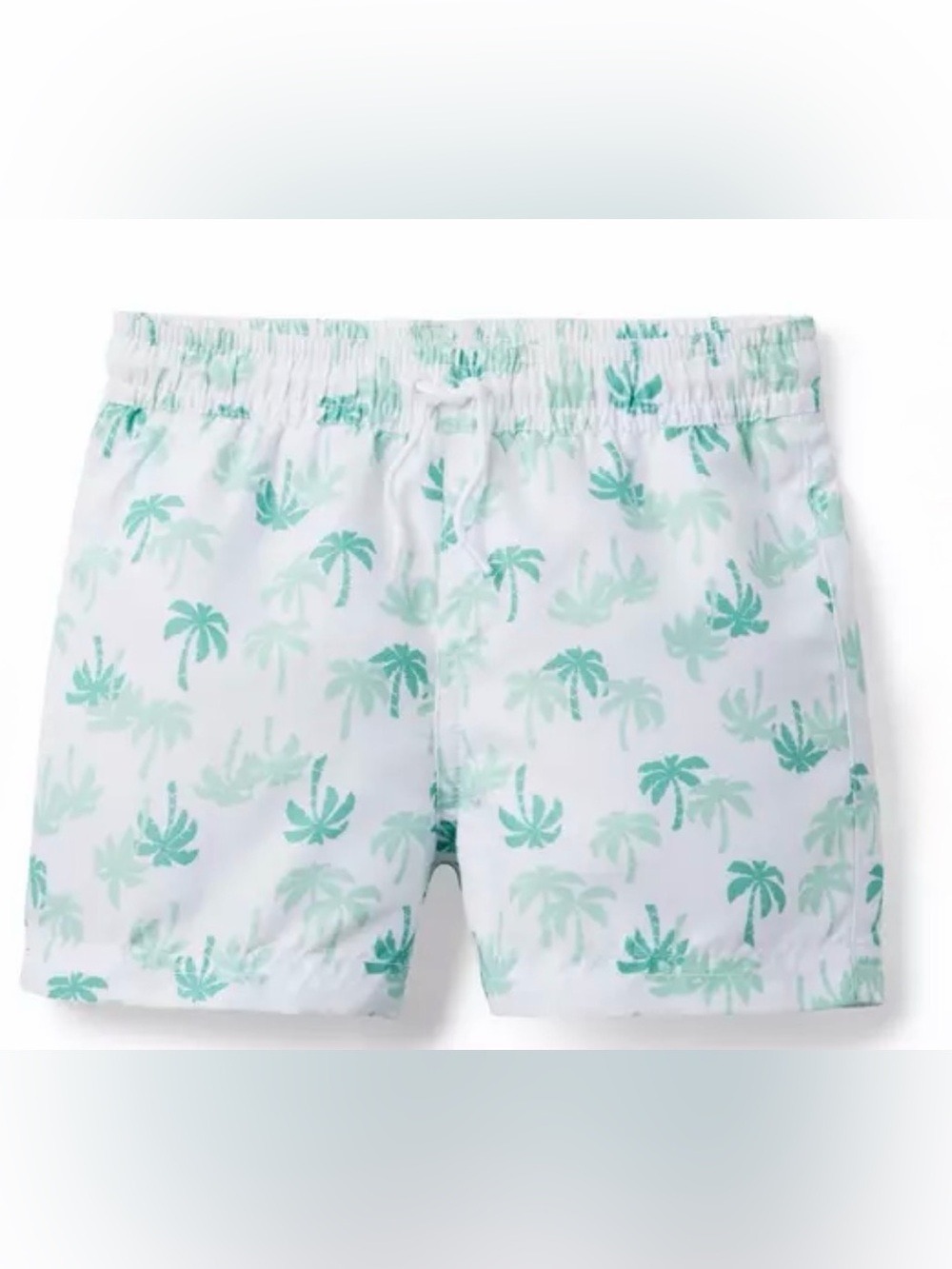 Janie and Jack Boys Palm Tree Swim Trunks